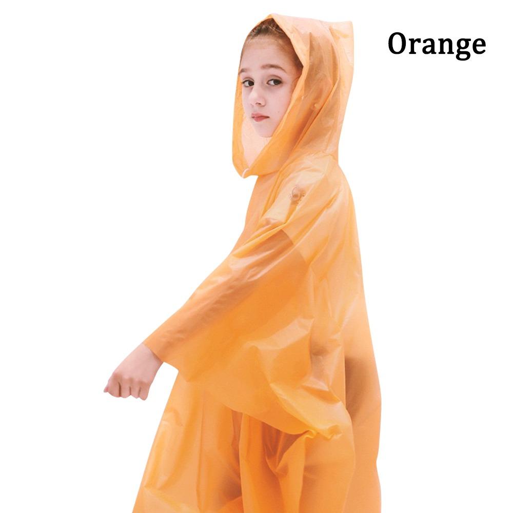 Thickening Rain Coat Full Body One-Piece Raincoat New Reusable Poncho Children помаранчевий
Thickening Rain Coat Full Body One-Piece Raincoat New Reusable Poncho Children помаранчевий