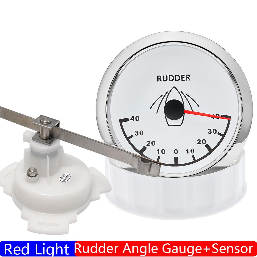 ZMFJH 0-190ohm 85mm Rudder Angle Gauge with Sensor Red Backlight Rudder Angle Meter Indicator Waterproof for Boat Ship Yacht WS
ZMFJH 0-190ohm 85mm Rudder Angle Gauge with Sensor Red Backlight Rudder Angle Meter Indicator Waterproof for Boat Ship Yacht WS