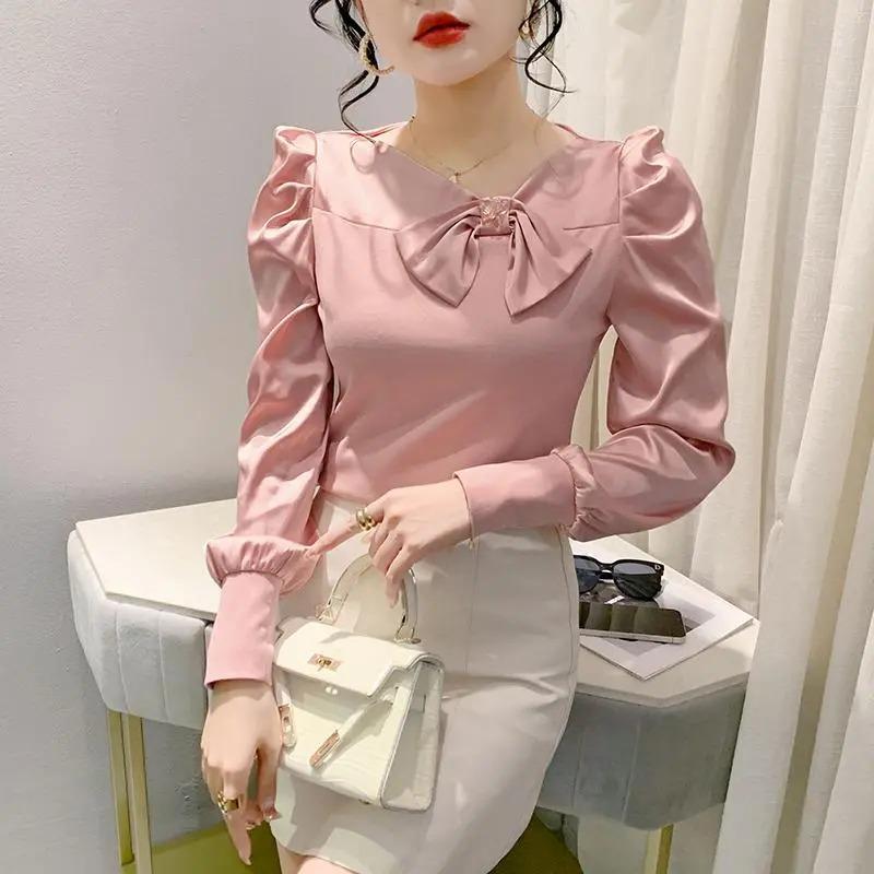 Women s Dark Green Long-Sleeve Blouse Puff Sleeve Bow Detail Slim Top L рожевий
Women s Dark Green Long-Sleeve Blouse Puff Sleeve Bow Detail Slim Top L рожевий