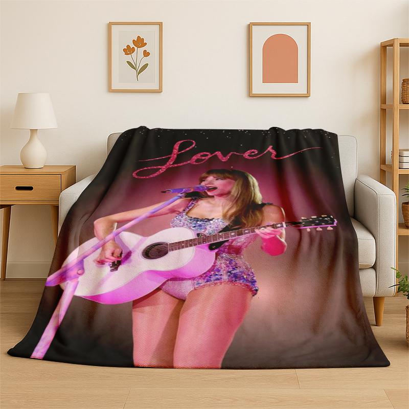 Singer T-Taylor Singer Music Flannel Blanket Soft Warm Throw Blanket for Bedroom Living Room Bed Travel Camping Picnic Gift 75x90cm
Singer T-Taylor Singer Music Flannel Blanket Soft Warm Throw Blanket for Bedroom Living Room Bed Travel Camping Picnic Gift 75x90cm