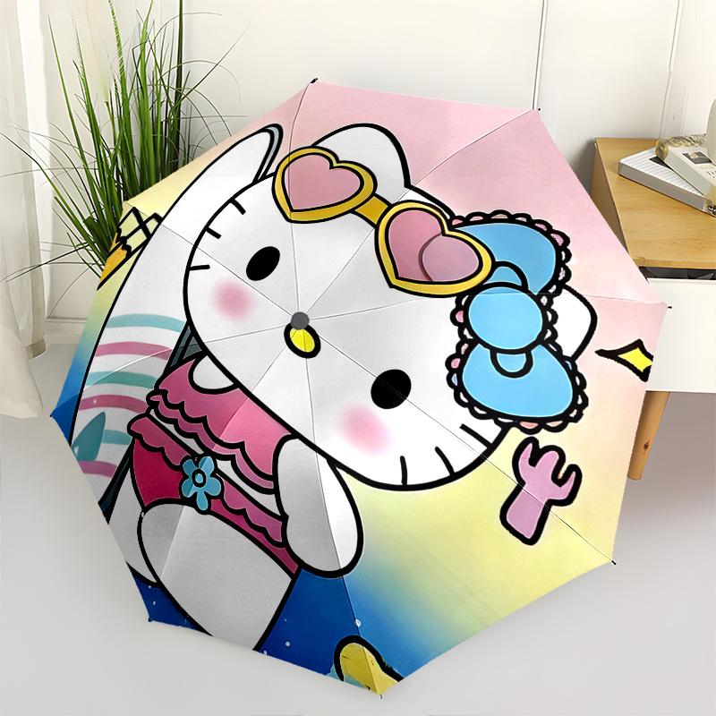 1pc Hello Kitty Beach Umbrella - Auto Open Close Outdoor Umbrella with Heart-Shaped Sunglasses, Perfect Gift for Fans, Travelers, and Daily Use.D032
1pc Hello Kitty Beach Umbrella - Auto Open Close Outdoor Umbrella with Heart-Shaped Sunglasses, Perfect Gift for Fans, Travelers, and Daily Use.D032
