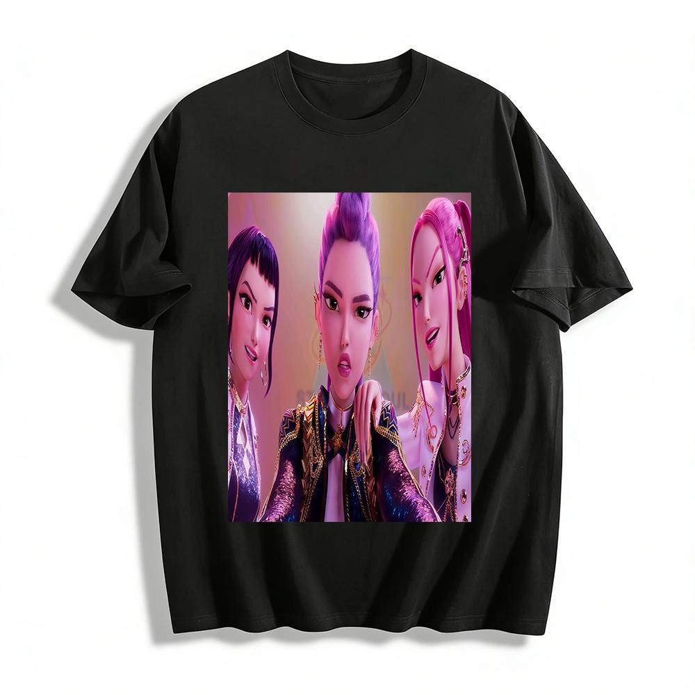 Cool Girl Group Style Animated Character Print Top Trendy Loose Casual Unisex T-Shirt Pure cotton T-shirt XXS
Cool Girl Group Style Animated Character Print Top Trendy Loose Casual Unisex T-Shirt Pure cotton T-shirt XXS