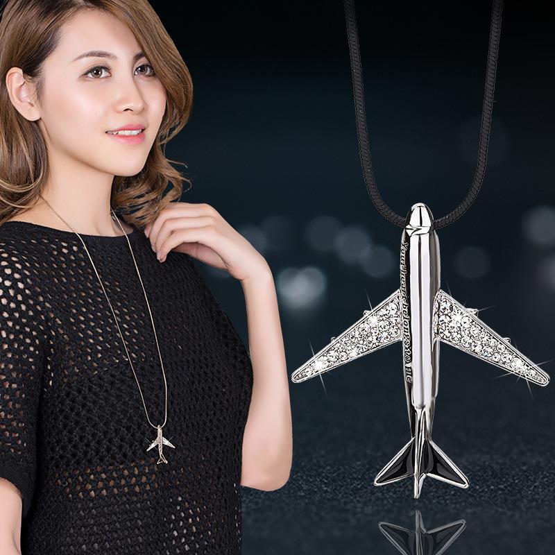 Suijue Korean Style Airplane Necklace - Women s Versatile Long Sweater Chain Pendant Ornaments
Suijue Korean Style Airplane Necklace - Women s Versatile Long Sweater Chain Pendant Ornaments