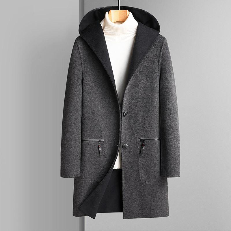 Autumn and Winter Double-sided Woolen Coat Middle-aged and Young People Hooded Double-sided Casual Wool Woolen Coat Tide 4XL
Autumn and Winter Double-sided Woolen Coat Middle-aged and Young People Hooded Double-sided Casual Wool Woolen Coat Tide 4XL