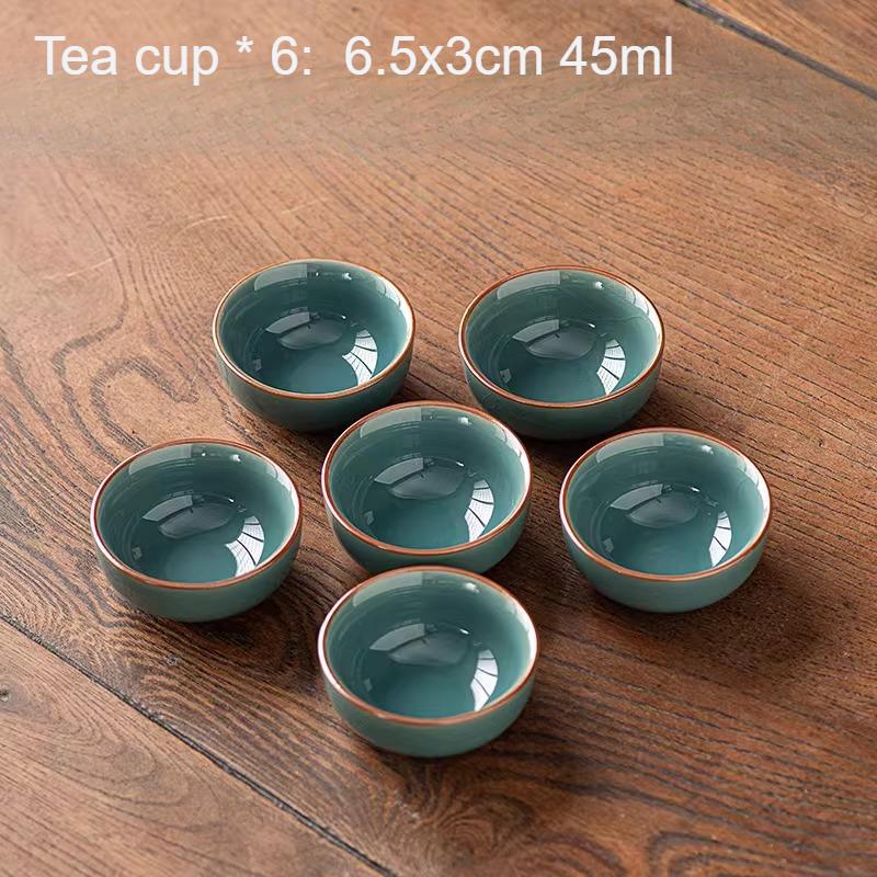 Ge Kiln Tea Set Household Ice Cracked Glaze Kung Fu Tea Set Ceramic Tea Ceremony Teaset Chinese Teapot Drinking Utensils
Ge Kiln Tea Set Household Ice Cracked Glaze Kung Fu Tea Set Ceramic Tea Ceremony Teaset Chinese Teapot Drinking Utensils