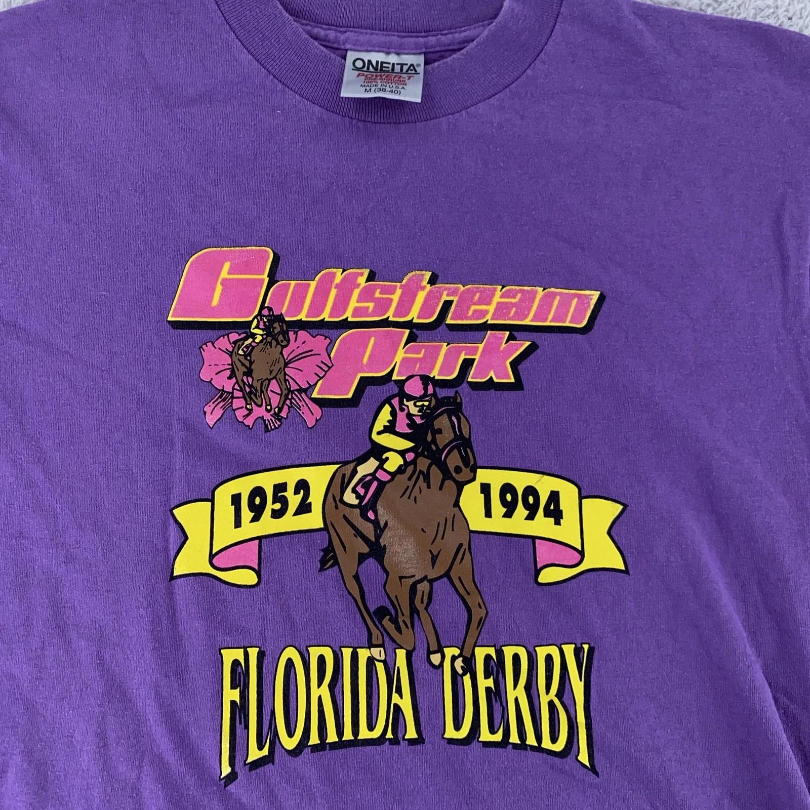 Vintage 1994 Gulfstream Park Florida Derby Shirt Mens Small Horse Racing 90s S
Vintage 1994 Gulfstream Park Florida Derby Shirt Mens Small Horse Racing 90s S