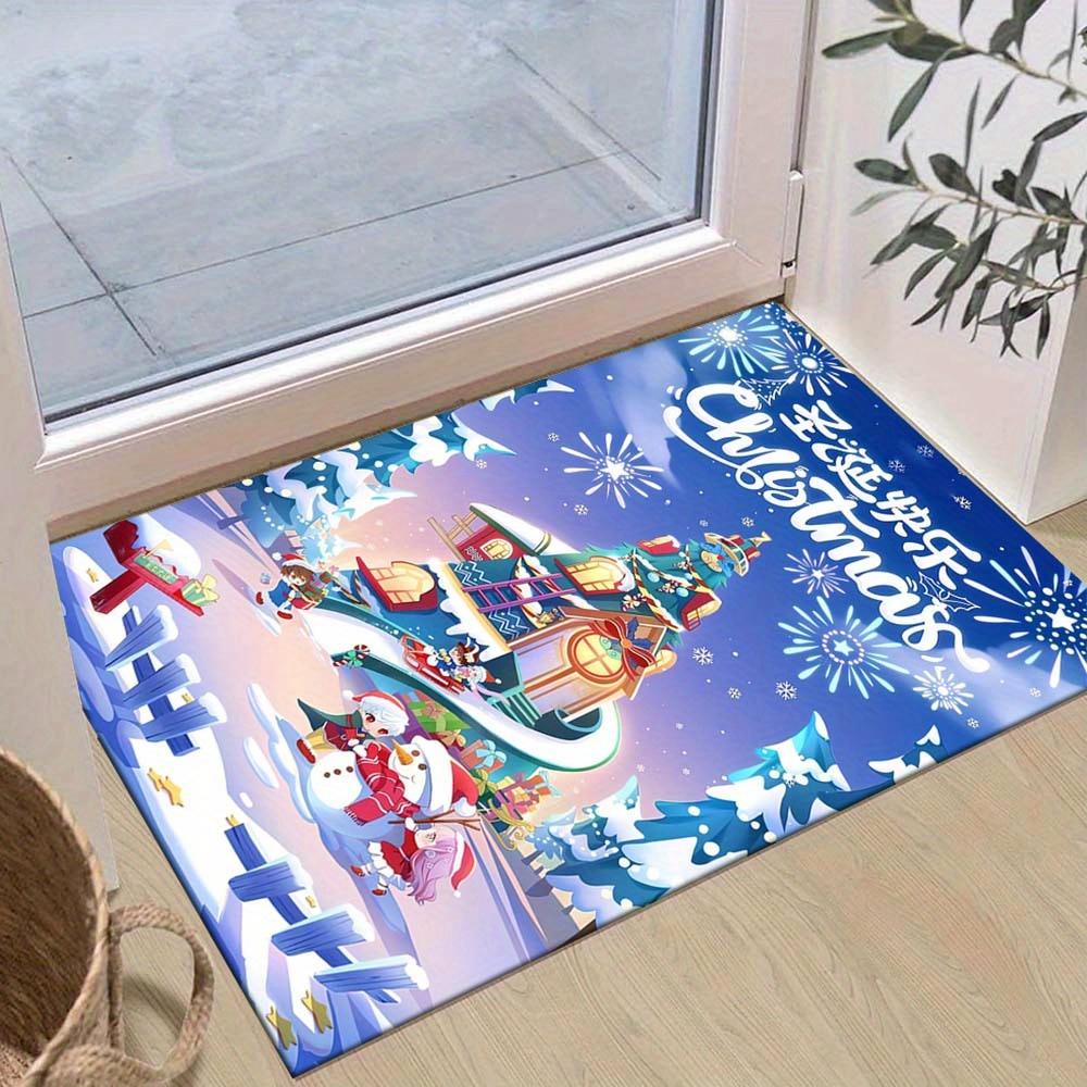 1pc Christmas Themed Rug, Merry Christmas Print, Bedside Carpet, Non slip Laundry Room Mat, Machine Washable Water Absorbing Entrance Door M 60cm by 90cm
1pc Christmas Themed Rug, Merry Christmas Print, Bedside Carpet, Non slip Laundry Room Mat, Machine Washable Water Absorbing Entrance Door M 60cm by 90cm