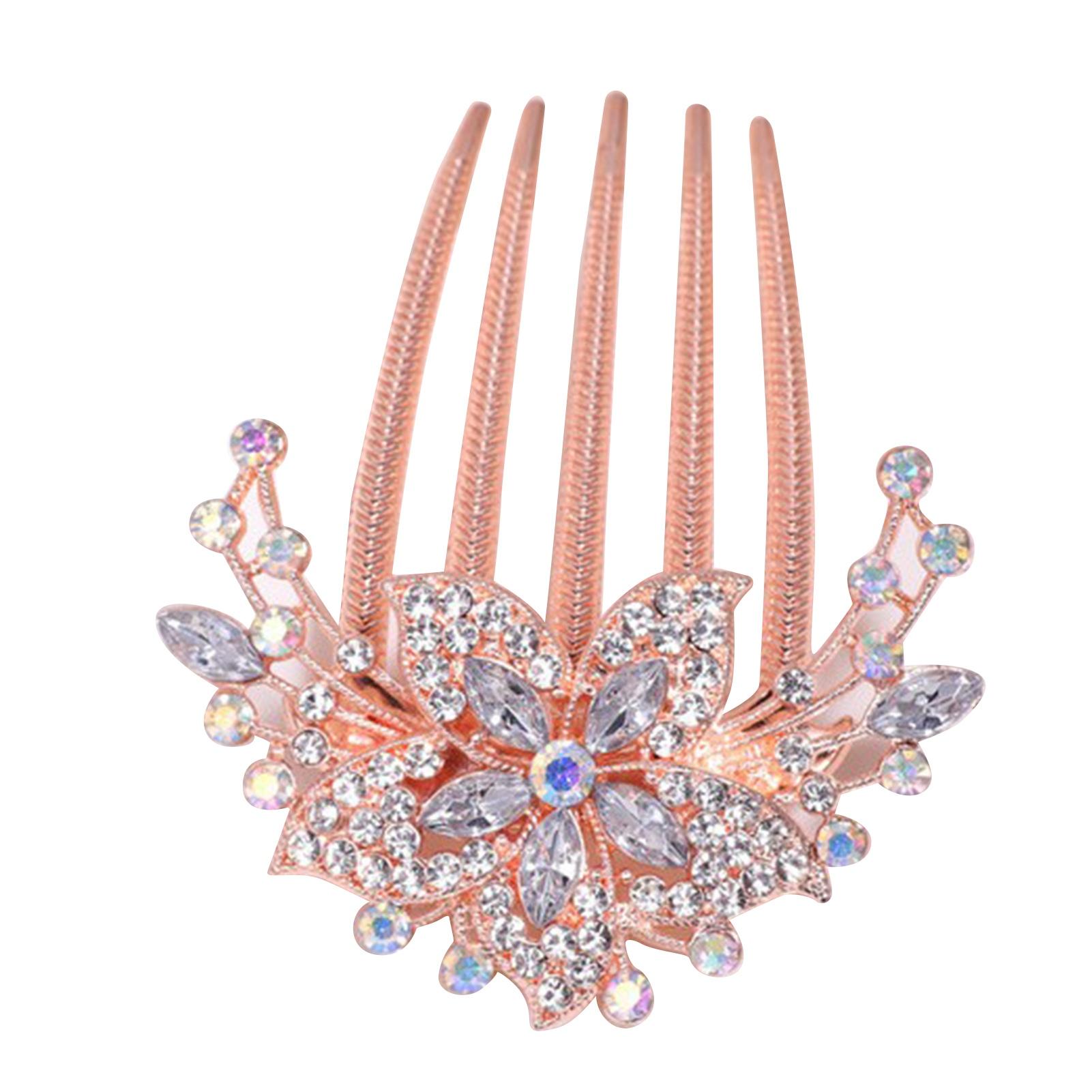Decorative Comb Hair Clip Alloy 5 Teeth White Crystal Hair Side Combs Clip for Hairstyle
Decorative Comb Hair Clip Alloy 5 Teeth White Crystal Hair Side Combs Clip for Hairstyle