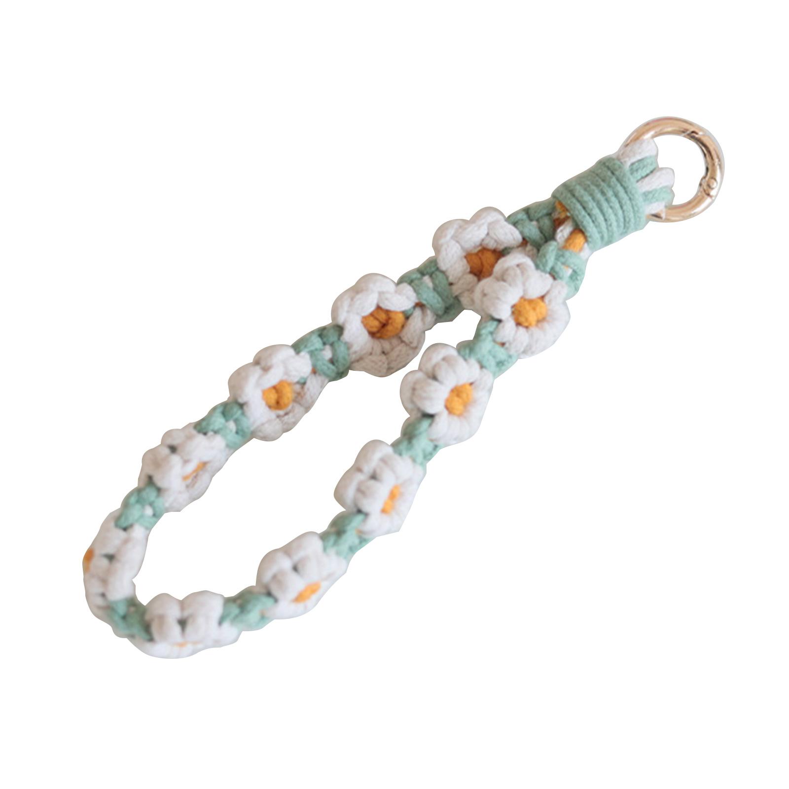 Макраме Цветок Браслет-брелок Ремешок для ключей Ремешок на запястье Браслет Брелок Пасхальные подарки Брелок Декор для вечеринки белый
Макраме Цветок Браслет-брелок Ремешок для ключей Ремешок на запястье Браслет Брелок Пасхальные подарки Брелок Декор для вечеринки белый