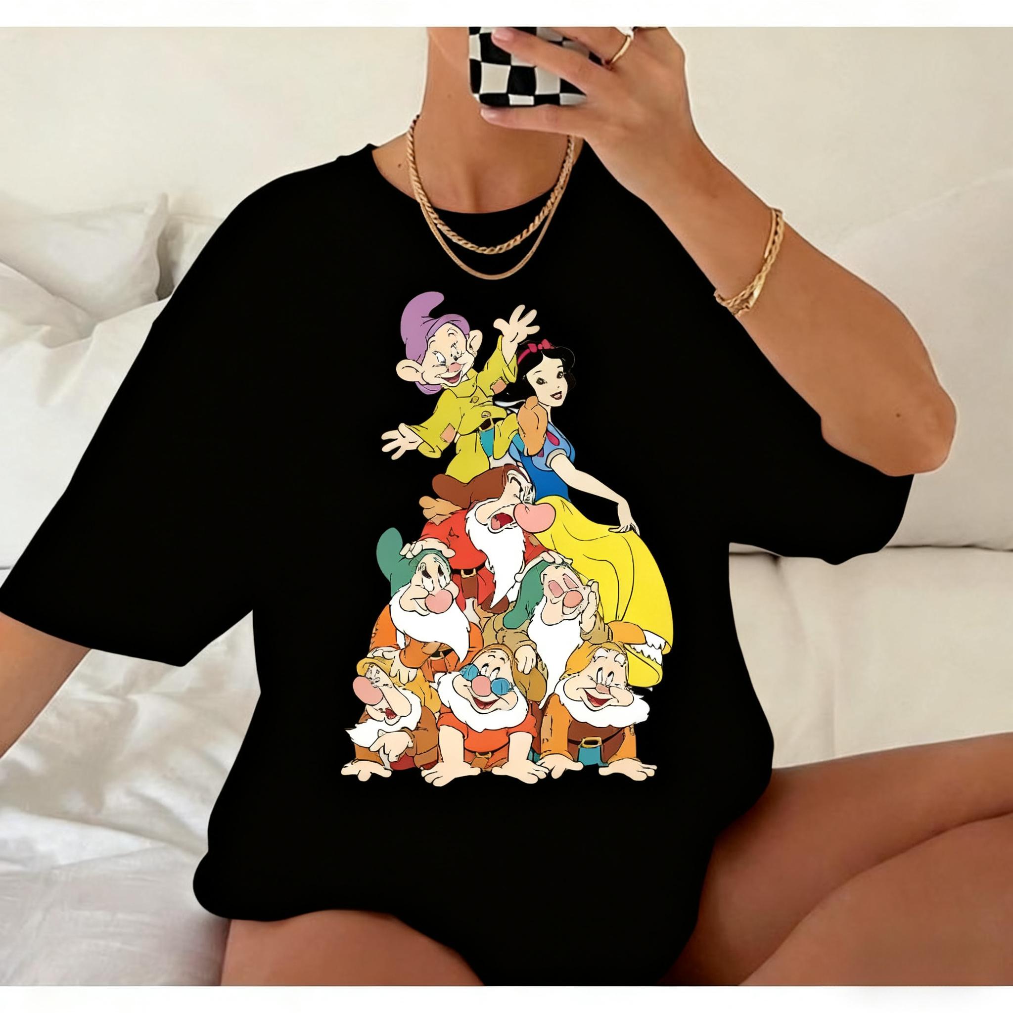 Trend Casual Snow White Seven Dwarfs Stacking Pattern TShirtland Family Same Style TShirt 4XL
Trend Casual Snow White Seven Dwarfs Stacking Pattern TShirtland Family Same Style TShirt 4XL