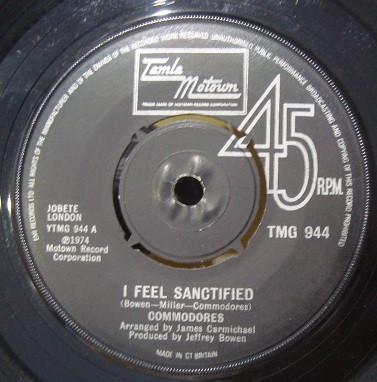 7inch Record COMMODORES - I Feel Sanctified TMG944 Tamla Motown 1975 UK Soul/Funk Used
7inch Record COMMODORES - I Feel Sanctified TMG944 Tamla Motown 1975 UK Soul/Funk Used