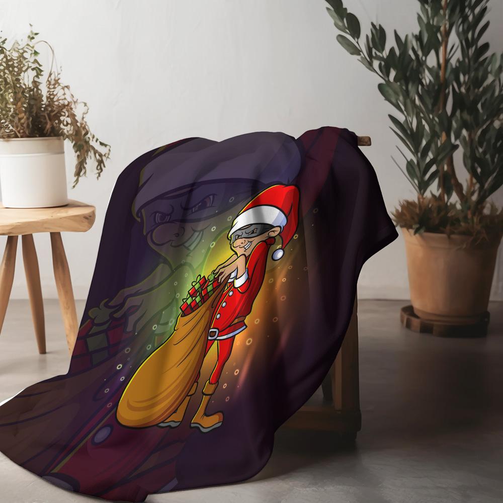 Santa Claus Throw Blanket Cozy Christmas Gift Festive Holiday Decor Reversible Soft Warm Bedspread Home Decoration Gift for Kids 75x90cm
Santa Claus Throw Blanket Cozy Christmas Gift Festive Holiday Decor Reversible Soft Warm Bedspread Home Decoration Gift for Kids 75x90cm