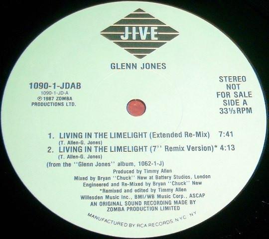 12-дюймовая пластинка GLENN JONES Living In The Limelight 10901 JIVE 1987 США Танцевальная Электроника Б/у
12-дюймовая пластинка GLENN JONES Living In The Limelight 10901 JIVE 1987 США Танцевальная Электроника Б/у