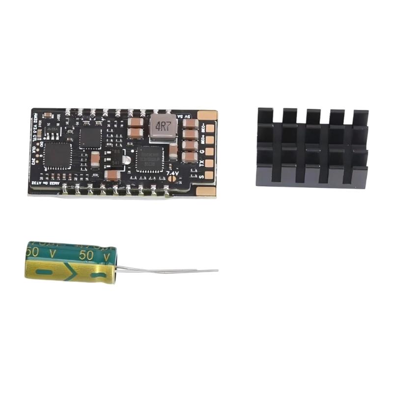 AM32 ESC V2.5 Brushless Speed Controller 75A Continuous Current 6V-30V Input for Drones & Remote Aircrafts Power
AM32 ESC V2.5 Brushless Speed Controller 75A Continuous Current 6V-30V Input for Drones & Remote Aircrafts Power