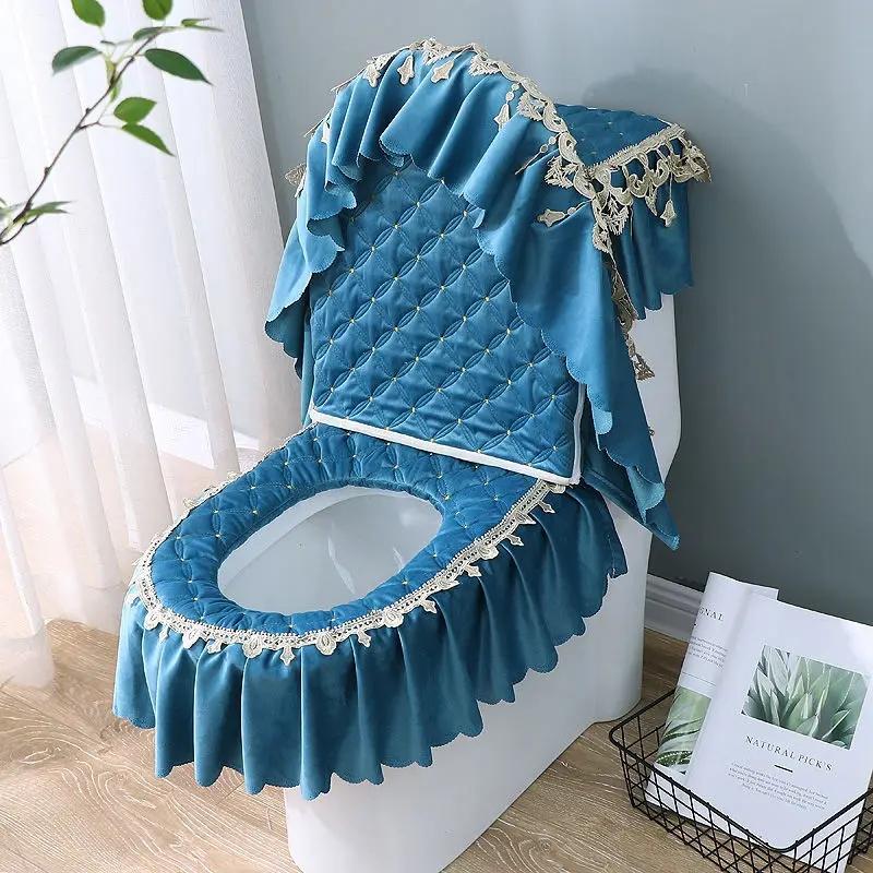 Four Season Toilet Seat Mat Set European Style Household Soft Toilet Cushions Water Tank Dust Cover Bathroom Decor Toilet Cover
Four Season Toilet Seat Mat Set European Style Household Soft Toilet Cushions Water Tank Dust Cover Bathroom Decor Toilet Cover