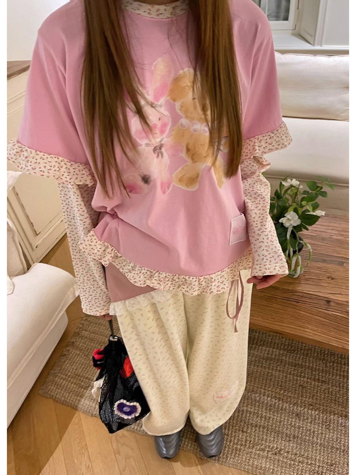 Lace Floral Two-Piece Rabbit Long-Sleeve Women s Korean Top - Spring 2026 Edition One Size рожевий
Lace Floral Two-Piece Rabbit Long-Sleeve Women s Korean Top - Spring 2026 Edition One Size рожевий