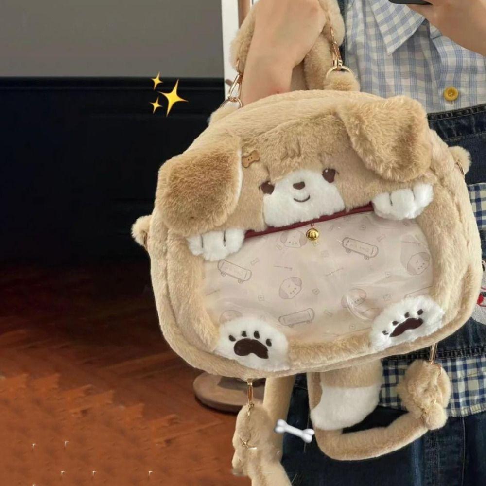 Мягкий прозрачный меховой рюкзак Jk Kawaii Knapsack Многофункциональный детский школьный рюкзак для путешествий style1
Мягкий прозрачный меховой рюкзак Jk Kawaii Knapsack Многофункциональный детский школьный рюкзак для путешествий style1