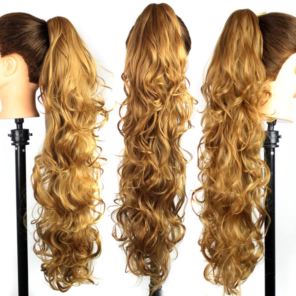 Long Clip-in Curly Jaw Ponytail Clip In Hair Extensions Wavy Hairpiece
Long Clip-in Curly Jaw Ponytail Clip In Hair Extensions Wavy Hairpiece