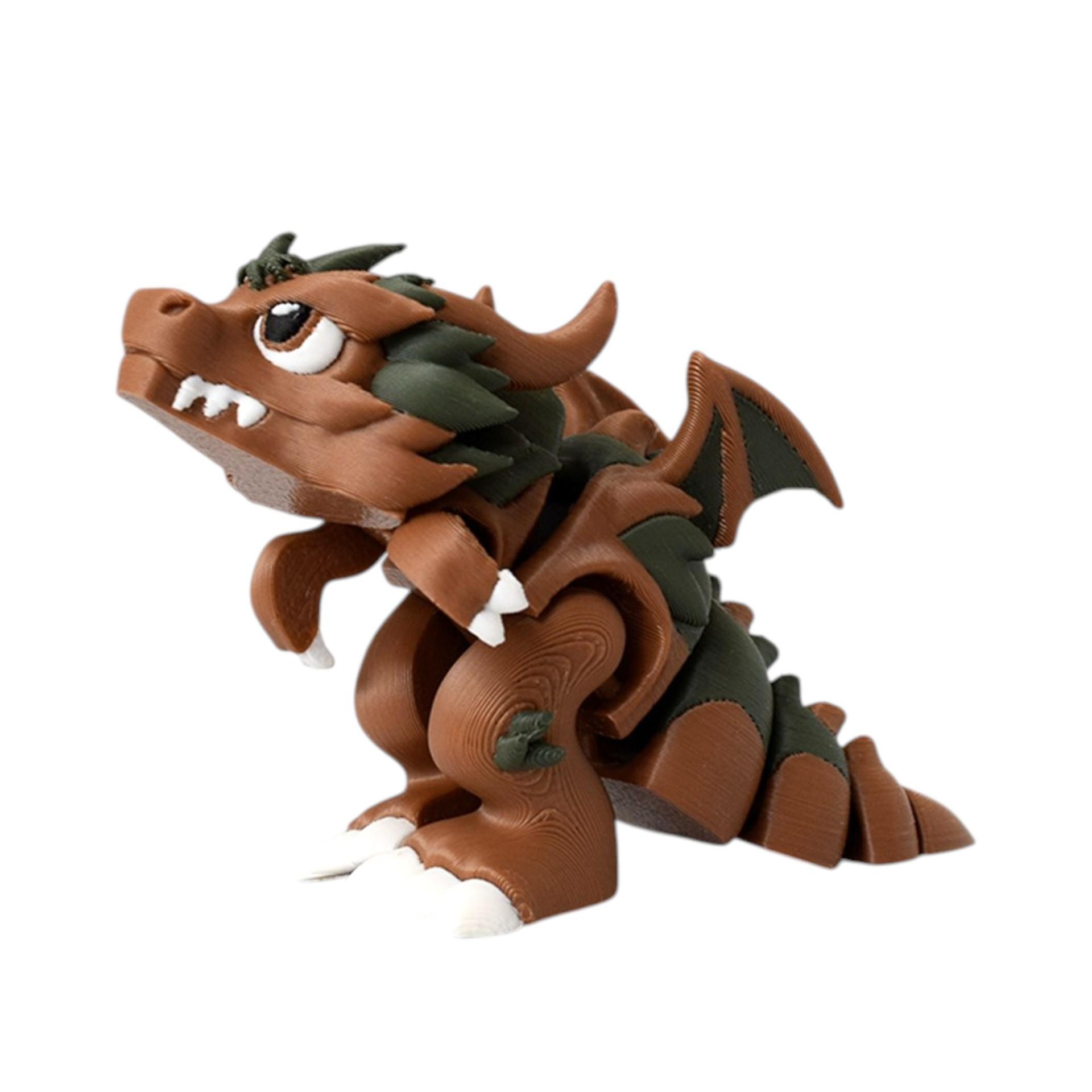 Cartoon Brown Flying Dragon Toy Statue Cute 3D Printed Toy Desktop Small Ornament Joint Movable Animal Dinosaur Model Kids Gift
Cartoon Brown Flying Dragon Toy Statue Cute 3D Printed Toy Desktop Small Ornament Joint Movable Animal Dinosaur Model Kids Gift