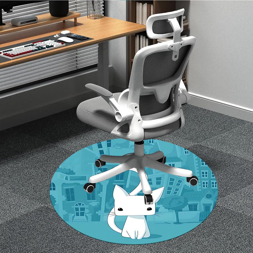1pc Cat Crow Office Round Area Rug, Indoor Mat Suitable ForOffice, Under Office Chairs Bedroom Living Room Home Decor, Room Deco, D016 80cm by 80cm
1pc Cat Crow Office Round Area Rug, Indoor Mat Suitable ForOffice, Under Office Chairs Bedroom Living Room Home Decor, Room Deco, D016 80cm by 80cm