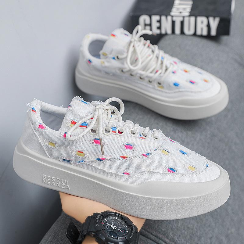 Осенняя мужская повседневная парусиновая обувь 2025 Толстая подошва Спортивная обувь Для улицы Удобная платформа На шнуровке Нескользящая Повседневная обувь 39 белый
Осенняя мужская повседневная парусиновая обувь 2025 Толстая подошва Спортивная обувь Для улицы Удобная платформа На шнуровке Нескользящая Повседневная обувь 39 белый