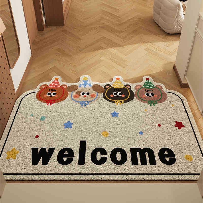 Cartoon Cute Bear Crystal Velvet Carpet Living Room Bathroom Entrance Door Door Dirty And Non-Slip Mat Home Decoration 40x60cm 16x24inch
Cartoon Cute Bear Crystal Velvet Carpet Living Room Bathroom Entrance Door Door Dirty And Non-Slip Mat Home Decoration 40x60cm 16x24inch