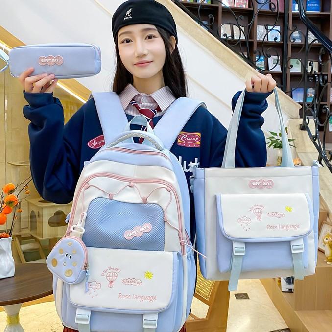 Schoolbag for Female Elementary School Junior High School Students with High-value Backpack Tutoring Bag Large Capacity Cute New Backpack for Women
Schoolbag for Female Elementary School Junior High School Students with High-value Backpack Tutoring Bag Large Capacity Cute New Backpack for Women