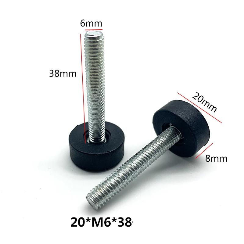 Extend&Increase Height Adjustable Foot Pad Plastic Thick Wear-Resistant Height Screw Adjustable Screw M6 M8 M10 Round Foot Pad 4Pcs
Extend&Increase Height Adjustable Foot Pad Plastic Thick Wear-Resistant Height Screw Adjustable Screw M6 M8 M10 Round Foot Pad 4Pcs