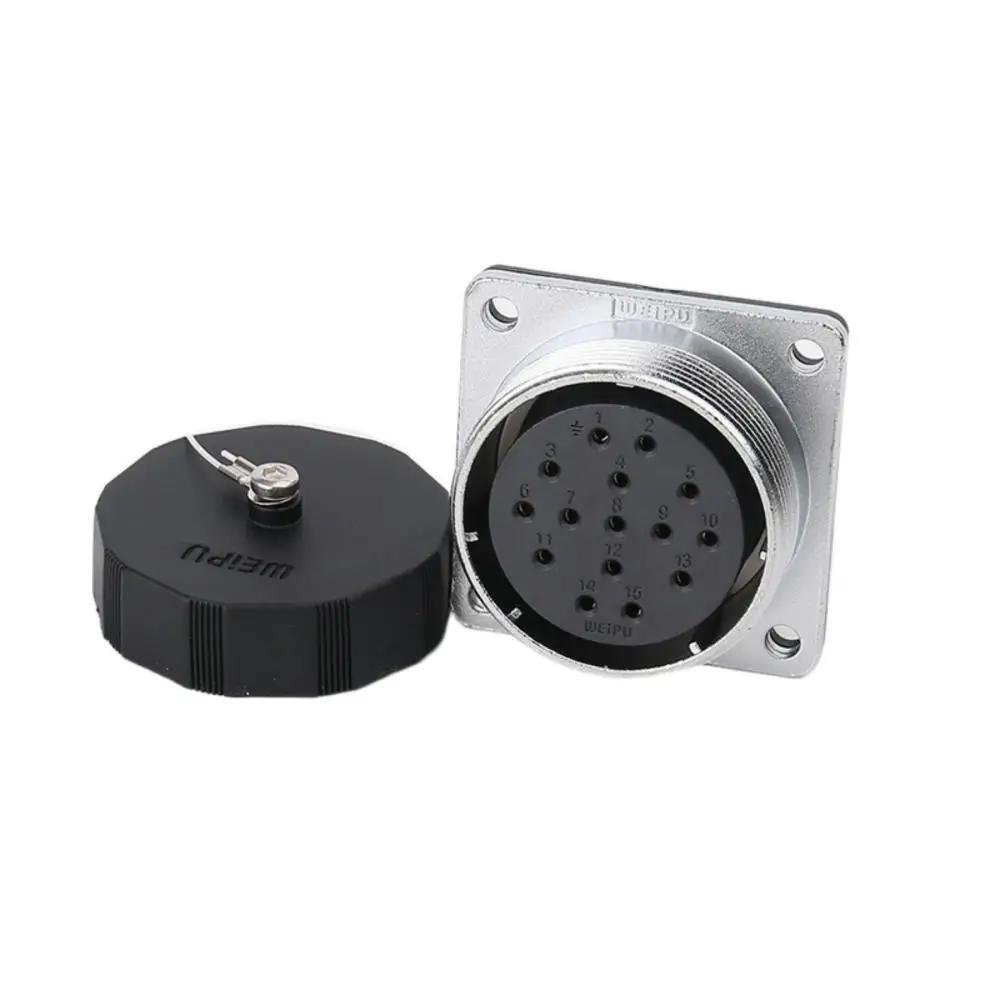 WEIPU WS40 TD+Z M40 Waterproof Power Adapter Cable Aviation Connector 5 9 15 26 31 52 Pin Quick Electrical Thread Screw Lock
WEIPU WS40 TD+Z M40 Waterproof Power Adapter Cable Aviation Connector 5 9 15 26 31 52 Pin Quick Electrical Thread Screw Lock