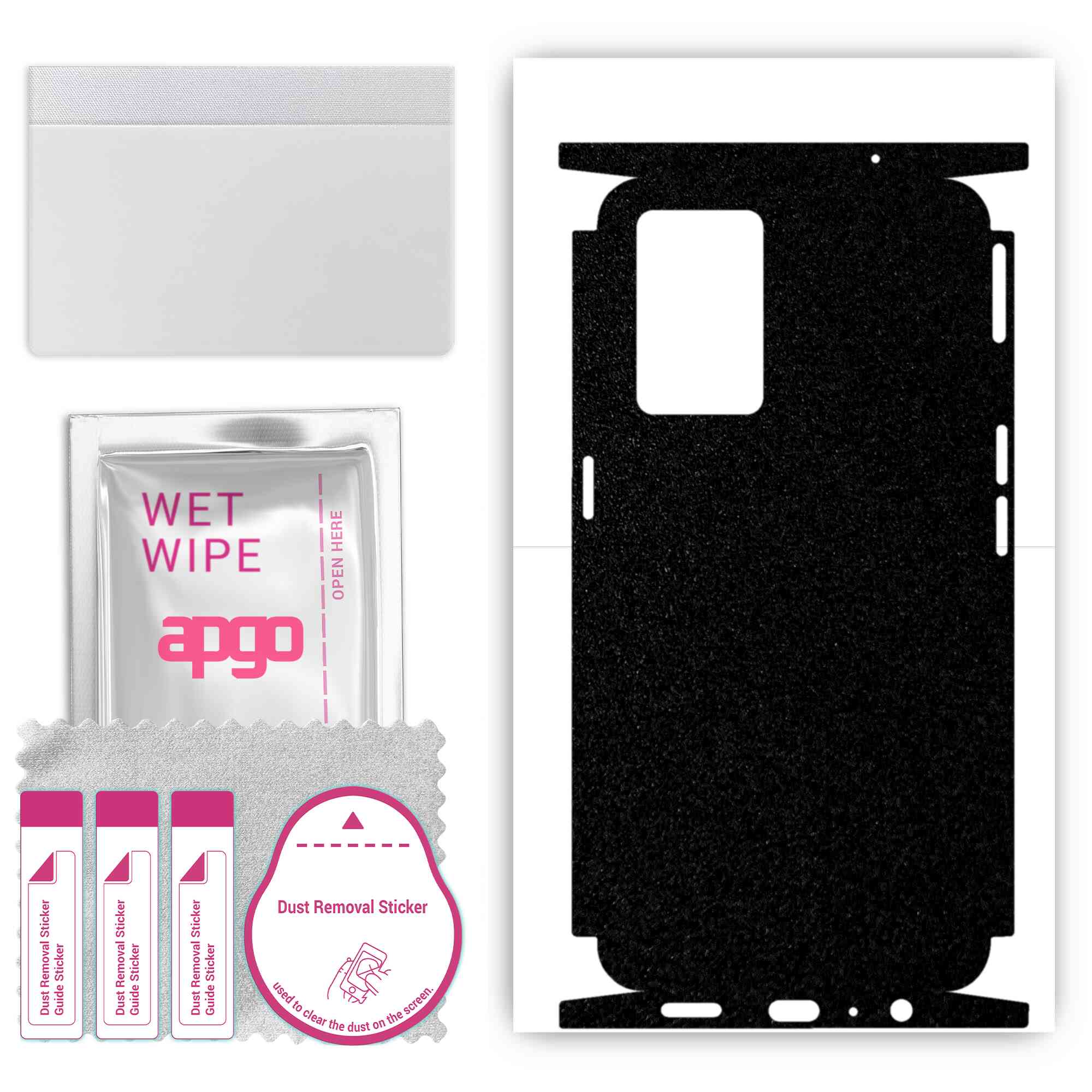 apgo Protective Skin Sticker for the back+sides compatible with Oppo K9 5G, Full Wrap Film, Foil, Vinyl - Pattern Matte Black
apgo Protective Skin Sticker for the back+sides compatible with Oppo K9 5G, Full Wrap Film, Foil, Vinyl - Pattern Matte Black