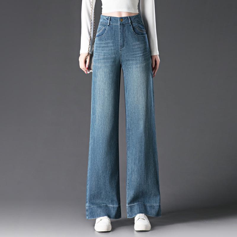 Women s Tencel Denim Straight-Leg Pants, 2025 Spring New Style - Hip-Covering, Slimming, Wide-Leg Design Size 33 синій
Women s Tencel Denim Straight-Leg Pants, 2025 Spring New Style - Hip-Covering, Slimming, Wide-Leg Design Size 33 синій