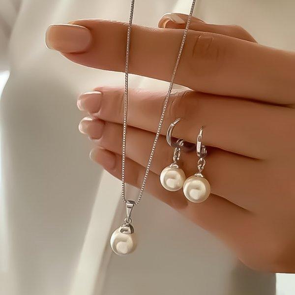 3pcs Shining Zircon Flower Jewelry Sets for Women Light Luxury Imitation Pearl Pendant Necklace Earrings Banquet Party Jewelry
3pcs Shining Zircon Flower Jewelry Sets for Women Light Luxury Imitation Pearl Pendant Necklace Earrings Banquet Party Jewelry