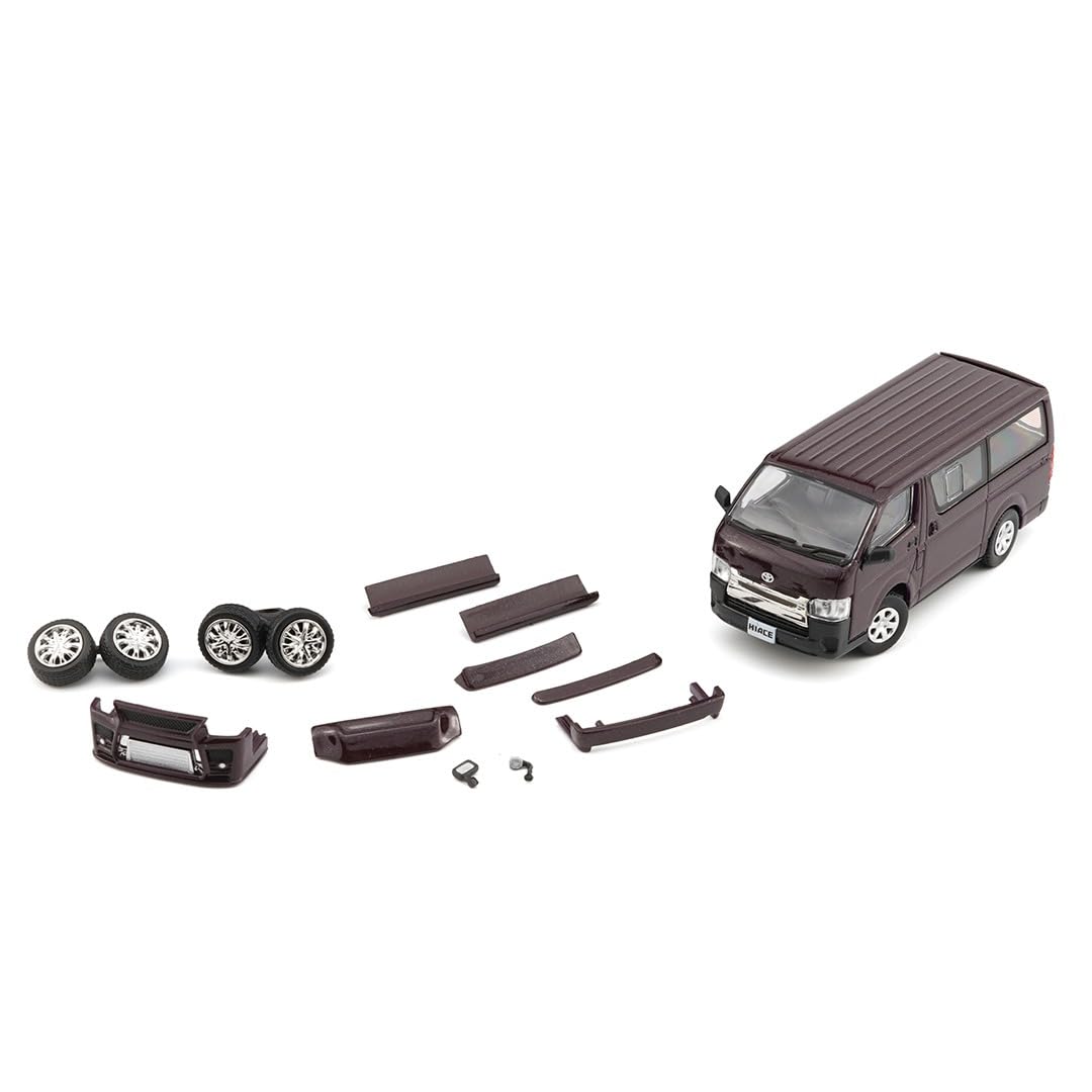 BM CREATIONS Toyota Hiace 2015 темно-фиолетовый с правым рулем, готовый продукт 64B0233 1/64
BM CREATIONS Toyota Hiace 2015 темно-фиолетовый с правым рулем, готовый продукт 64B0233 1/64