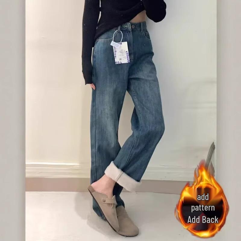 Women s Slim-Fit Fleece-Lined Winter Jeans: High-Waisted, Hip-Covering, Wide-Leg, Plus-Size Option for Pear-Shaped Bodies. 2XL
Women s Slim-Fit Fleece-Lined Winter Jeans: High-Waisted, Hip-Covering, Wide-Leg, Plus-Size Option for Pear-Shaped Bodies. 2XL