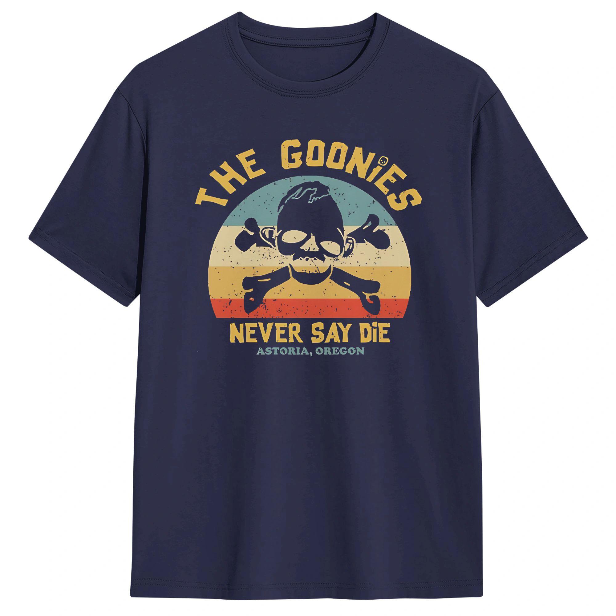 Summer The Goonies Never Say Die Trending T Shirts 100 Cotton Tee Shirt for Men Y2K Funny Pattern Short Sleeve Tees 4XL
Summer The Goonies Never Say Die Trending T Shirts 100 Cotton Tee Shirt for Men Y2K Funny Pattern Short Sleeve Tees 4XL