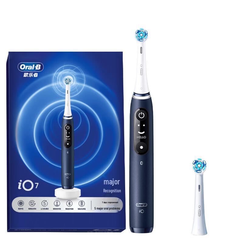 Oral-B iO7 Series Smart Electric Toothbrush CN plug (adapter included)
Oral-B iO7 Series Smart Electric Toothbrush CN plug (adapter included)