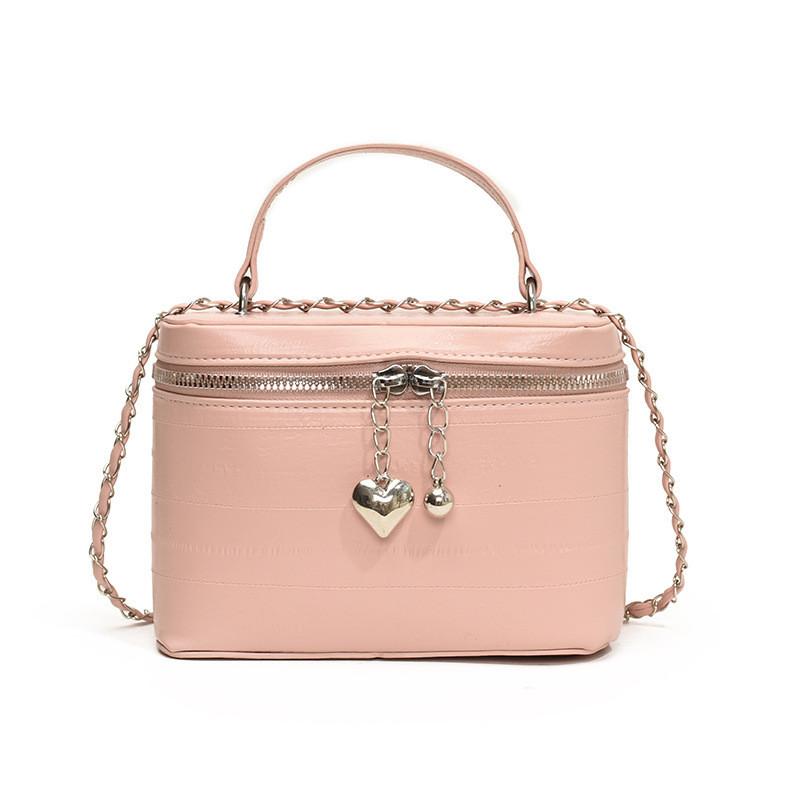 Elegant Mid-sized Pu Handbag Glossy Finish Shoulder Bag With Phone Pocket рожевий
Elegant Mid-sized Pu Handbag Glossy Finish Shoulder Bag With Phone Pocket рожевий