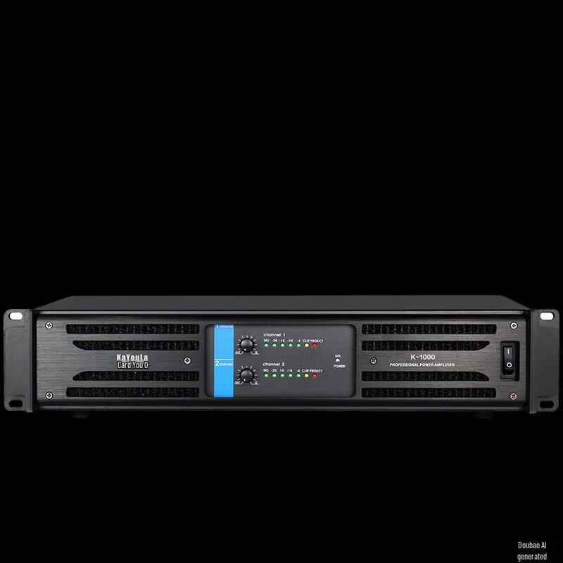 KaYouLa Two-Channel Pure Power Amplifier CN plug (adapter included)
KaYouLa Two-Channel Pure Power Amplifier CN plug (adapter included)