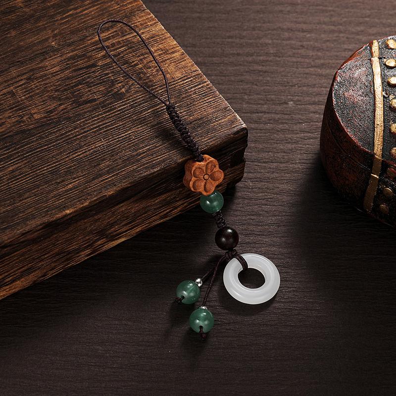 Vintage Style Imitation Jade Beaded Pendant Mobile Phone Lanyard For Women Decoration Gift
Vintage Style Imitation Jade Beaded Pendant Mobile Phone Lanyard For Women Decoration Gift