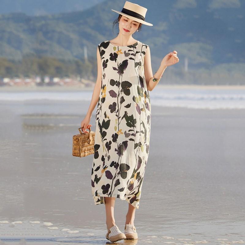 хлопковое винтажное цветочное платье без рукавов большого размера, новинка, повседневное свободное длинное летнее платье для женщин XXL
хлопковое винтажное цветочное платье без рукавов большого размера, новинка, повседневное свободное длинное летнее платье для женщин XXL