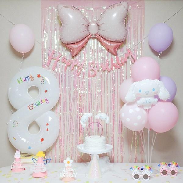 Yeonji Market Cinnamoroll Sanrio набор для вечеринки с воздушными шарами на день рождения, полный розовый комплект (белая цифра 8) Корейские популярные игрушки
Yeonji Market Cinnamoroll Sanrio набор для вечеринки с воздушными шарами на день рождения, полный розовый комплект (белая цифра 8) Корейские популярные игрушки