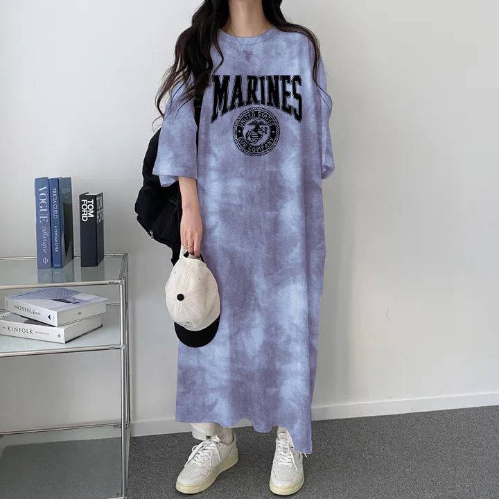 Women s 2024 Summer Tie-Dye Casual Mid-Length Loose T-Shirt Dress XL королевский синий
Women s 2024 Summer Tie-Dye Casual Mid-Length Loose T-Shirt Dress XL королевский синий