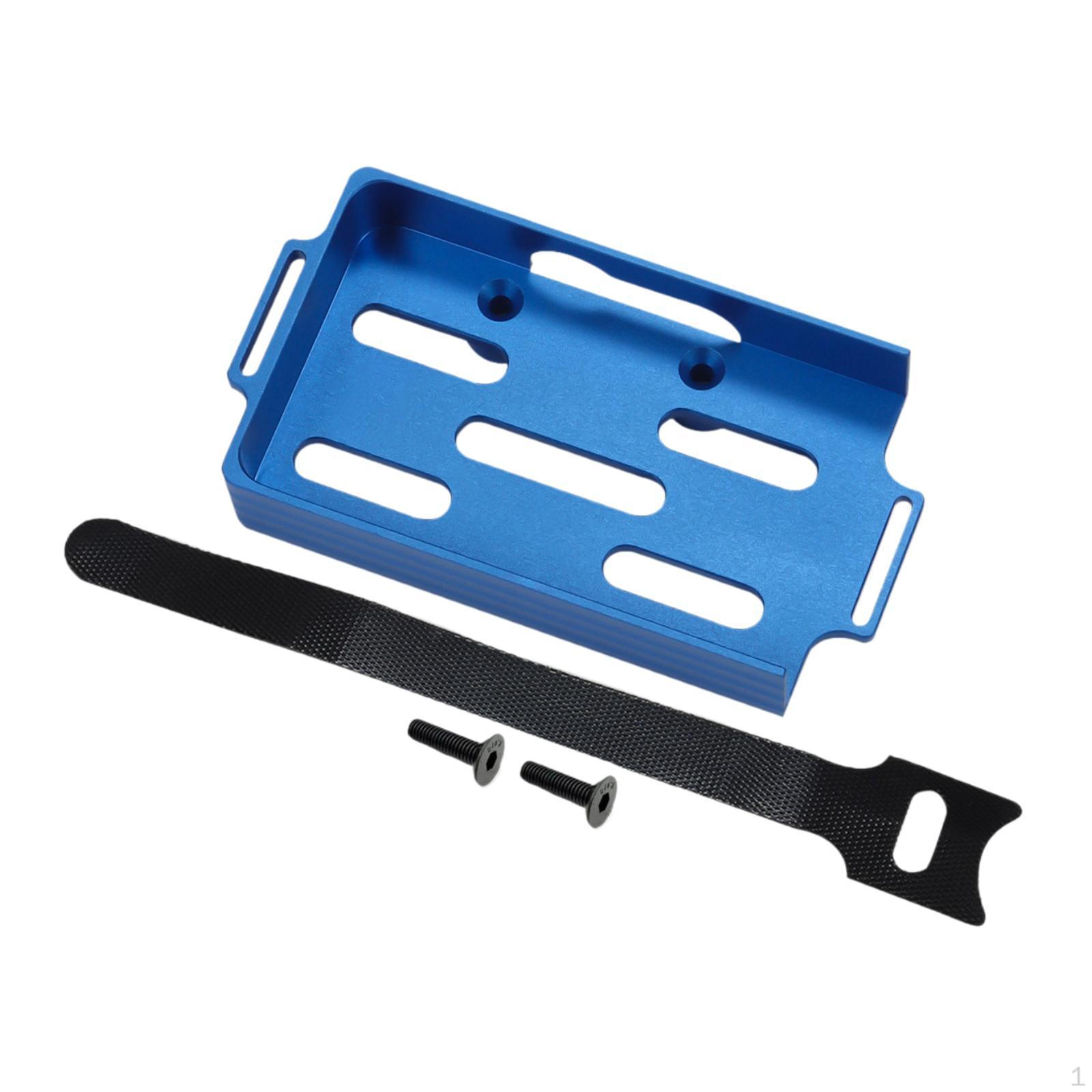 Battery Holder Aluminum Alloy Tray RC Car Accessories Metal Plate Mounting Bracket for Model синій
Battery Holder Aluminum Alloy Tray RC Car Accessories Metal Plate Mounting Bracket for Model синій