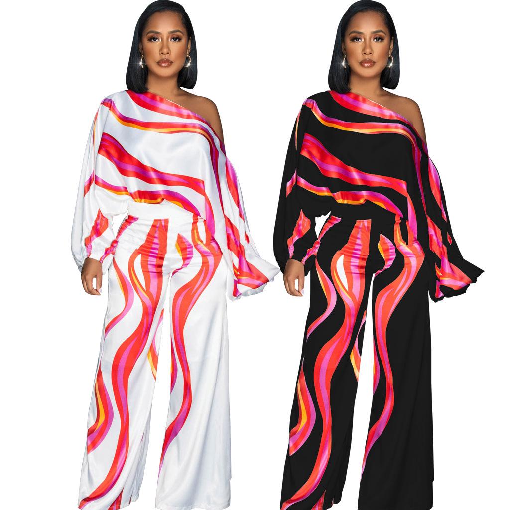 SMR12225 European & American Sexy One-Shoulder Long Sleeve Wide Leg Jumpsuit L білий
SMR12225 European & American Sexy One-Shoulder Long Sleeve Wide Leg Jumpsuit L білий