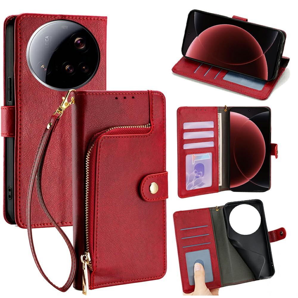 For Xiaomi 15 Ultra Case Zipper Pocket PU Leather Wallet Flip Phone Cover Red
For Xiaomi 15 Ultra Case Zipper Pocket PU Leather Wallet Flip Phone Cover Red