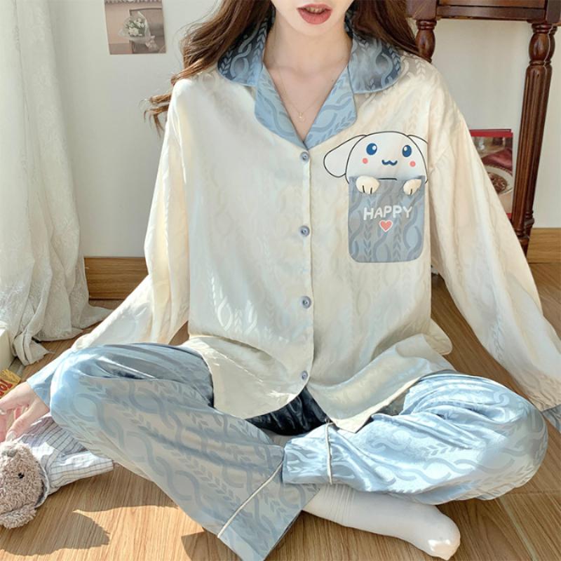 Autumn Cotton Long Sleeve Pants Comfortable Women s Pajamas Home Clothes Silk Pajamas Women s Pajama Pants Set M белый
Autumn Cotton Long Sleeve Pants Comfortable Women s Pajamas Home Clothes Silk Pajamas Women s Pajama Pants Set M белый