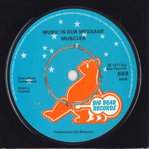 7inch Record MUSCLES If It Relaxes Your Mind BB8 BIG BEAR RECOR 1977 UK SoulFunk Used
7inch Record MUSCLES If It Relaxes Your Mind BB8 BIG BEAR RECOR 1977 UK SoulFunk Used