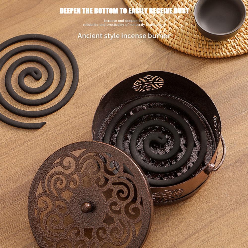 Cover Mosquito Coil Tray Holder Anti-fire Mosquito-repellent Holder New Incense Burner
Cover Mosquito Coil Tray Holder Anti-fire Mosquito-repellent Holder New Incense Burner