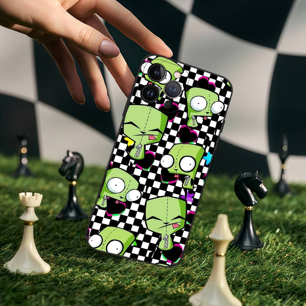 I-Invader Z-Zim Anime For IPhone 16 17 14 15 Pro Max 13 11 12 Mini Plus Silicone Shell Phone Cover Soft TPU iPhone 15 plus
I-Invader Z-Zim Anime For IPhone 16 17 14 15 Pro Max 13 11 12 Mini Plus Silicone Shell Phone Cover Soft TPU iPhone 15 plus