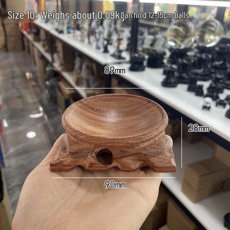 Wenwan Walnut Gourd Solid Wood Ornament Stand for Crystal Jade Ball
Wenwan Walnut Gourd Solid Wood Ornament Stand for Crystal Jade Ball